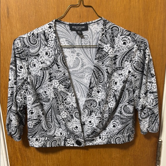 Perceptions Jackets & Blazers - Perceptions Monochrome Mini Blazer